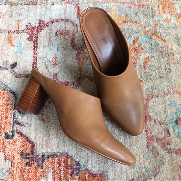 oak + fort Shoes - 😍Oak + Fort Sienna Brown Mules - 7.5